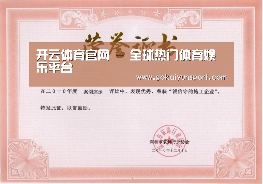 荣誉证书二